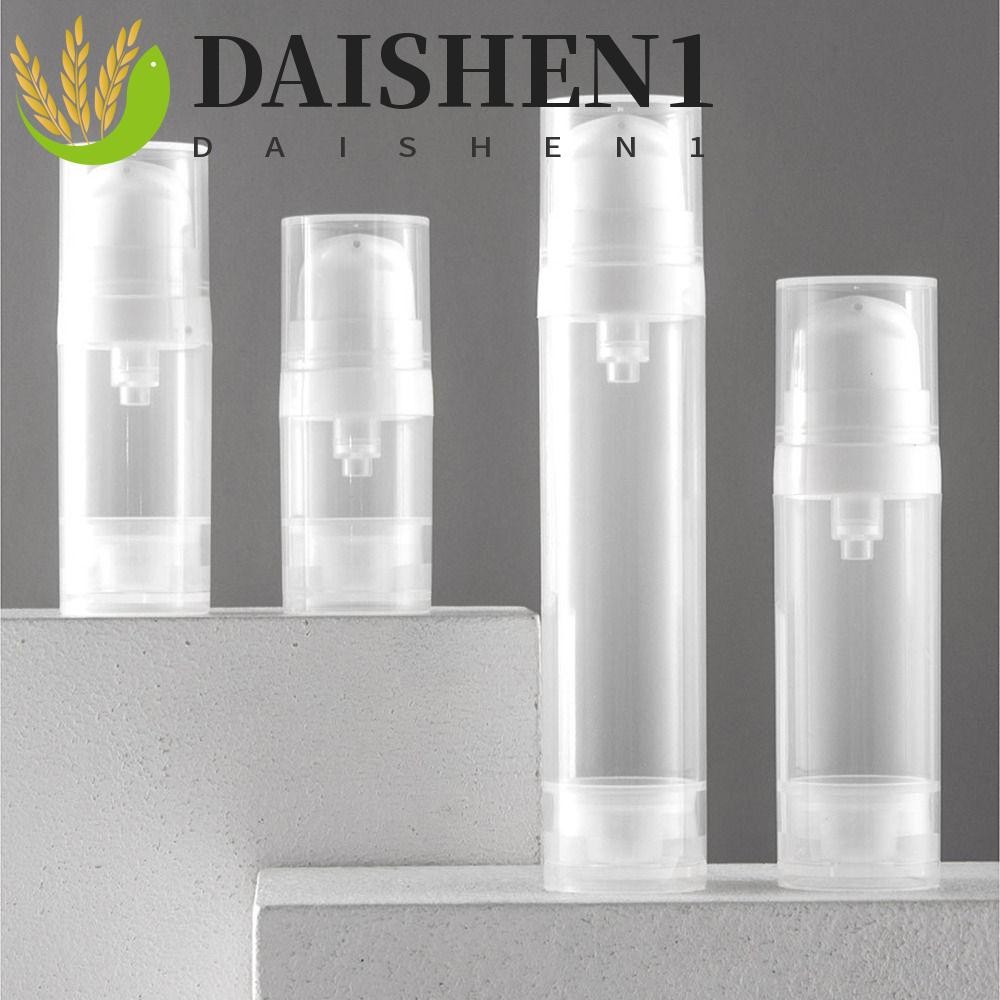 Daishen1 ขวดปั๊มสูญญากาศเปล่า เติมได้ ขนาด 5 10 15 25 มล. สําหรับใส่ครีมรองพื้น เครื่องสําอาง