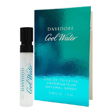 DAVIDOFF Cool Water Eau de Toilette Vaporisateur 1.2ml กลิ่นสะอาดสดชื่น