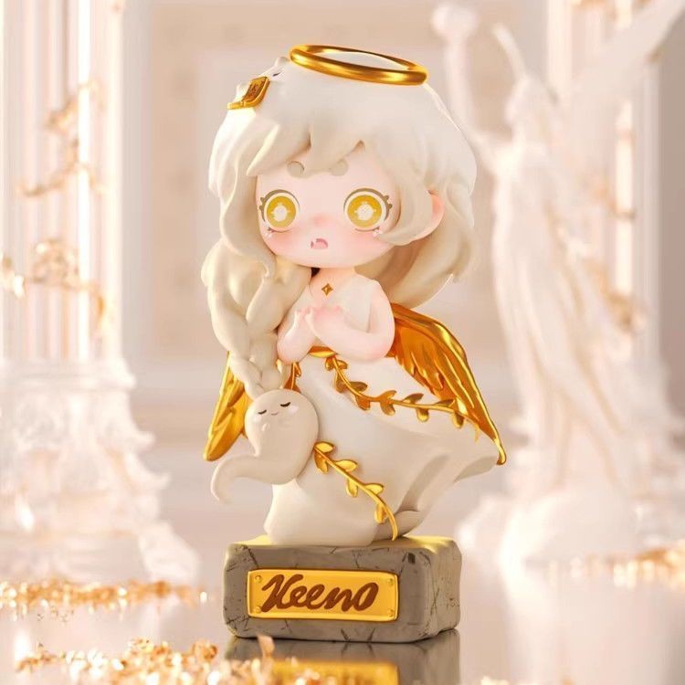 ของแท้ Ghost keeno รุ่นที่สอง Mystery Treasure อินเทรนด์เล่นตุ๊กตาน่ารักรูปเครื่องประดับของขวัญวันเกิดหญิง