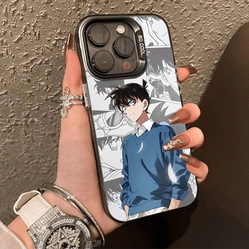 ส่งจากไทย กรณีโทรศัพท์อ่อน for iPhone 11 7 8 PLUS XS 7 XR 13 12 14 16 16 PROMAX กันกระแทก โคนัน