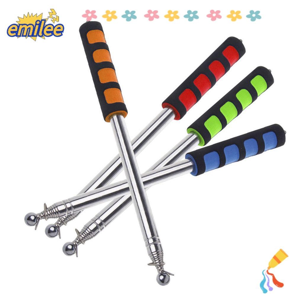 Emilee 1.2 M/1.4 M/1.6 M/2 M Tour Guide เสาธงเครื่องมือการสอนมือถือ Windsock ธง Windsock 1.2 M/1.4 M/1.6 M/2 M ครูตัวชี้