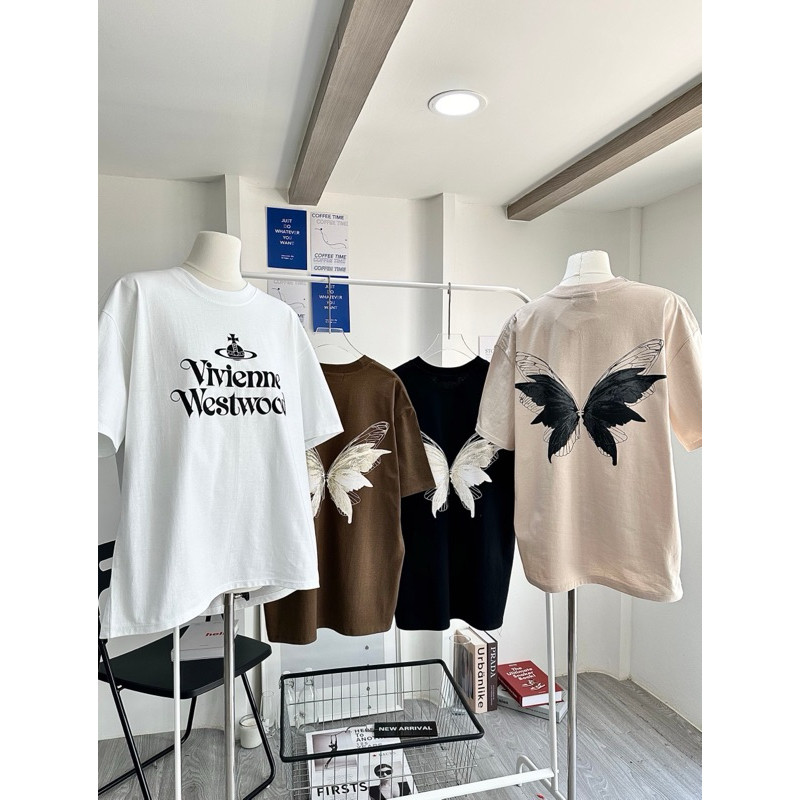 COD (ส่งจากกรุงเทพ)BOOM Shop พร้อมส่ง Oversize เสื้อยืดโอเวอร์ไซส์ cotton 100 S-3XL