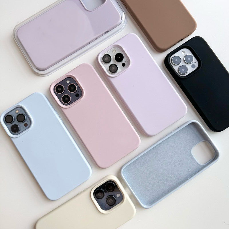 เคส พรีเมี่ยม เคสซิลิโคน เคส ไอโฟน สำหรับ iPhone 11 - 16Promax 12/13/14/15 Pro Plus max Premium