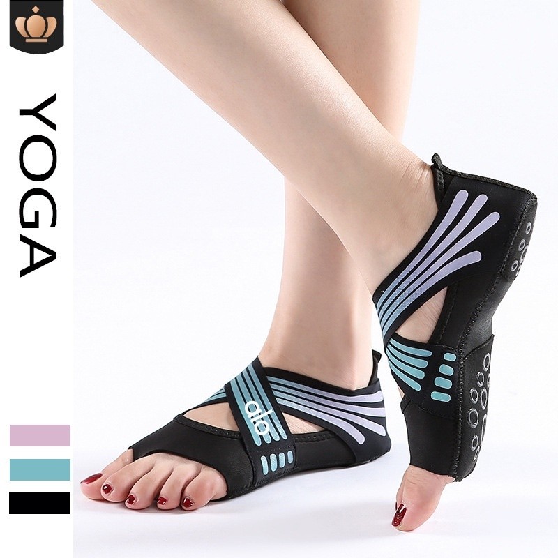 ALO YOGA ถุงเท้าโยคะผู้หญิงถุงเท้ากีฬาพิลาทิสกันลื่น