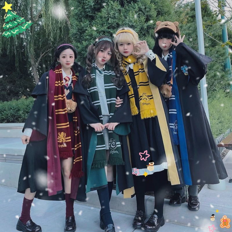 Kyouko & Harry Potter JK Uniform Cape เสื้อคลุมชุดคลุมแฮร์รี่ ชุดคลุมนักเรียนนอก แฮร์รี่พอตเตอร์ ลิข