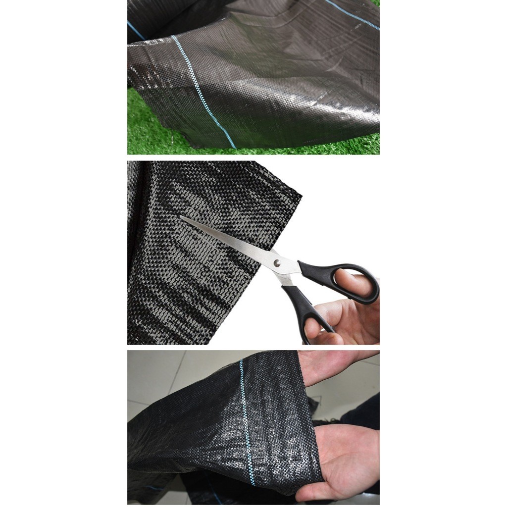 ผ้าคลุมดิน(เกรด A) คลุมดิน ผ้าคลุมหญ้า พลาสติกคลุมวัชพืช พราสติกคลุมดิน ผ้าคลุมวัชพืช น้ำซึมผ่านได้ คลุมวัชพืช 50/100m - รูปที่ 7