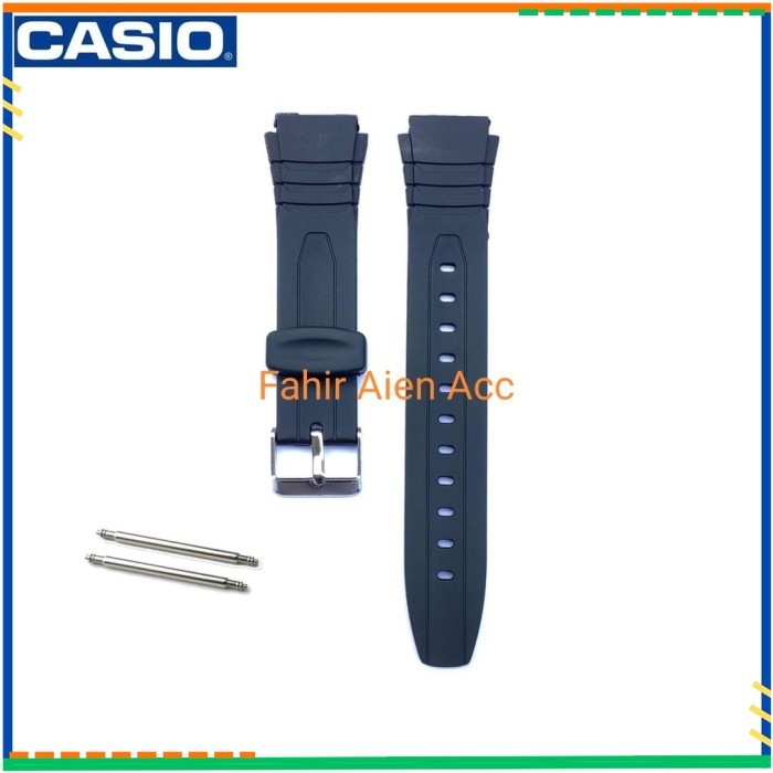 CASIO F200W HDD600 W800 F91 W217H สายนาฬิกายาง + ปากกา