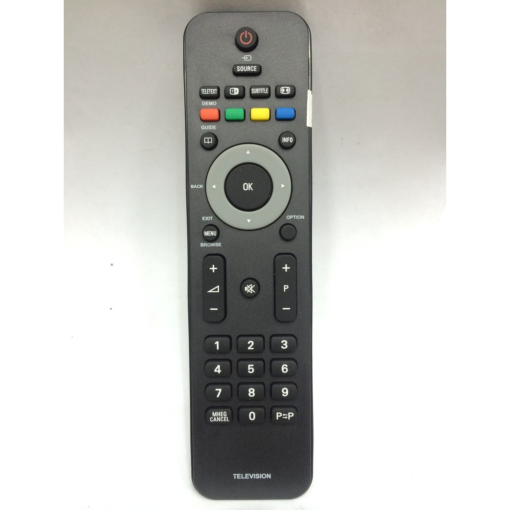รีโมททีวี Philips 1833 [เข้ากันได้กับจอแบน LCD LED ของ Philips ทุกรุ่น]