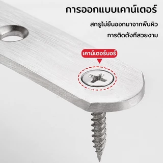 Stainless Steel L-shaped Right-angle Corner Code Fixed Bracket Furniture Connector Bathroom Thickened Partition Corner