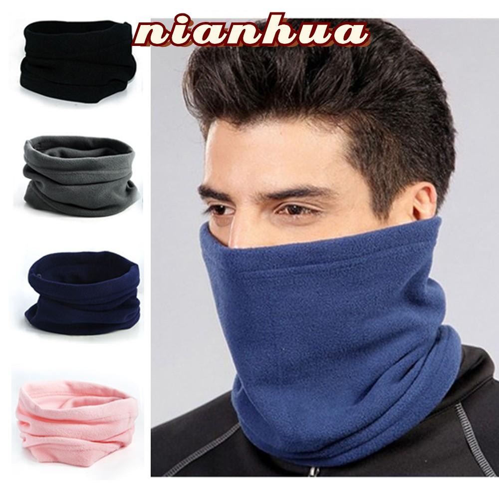 Nianhua Ski Snood ผ้าพันคอฮู้ดแฟชั่นหน้าขนแกะ