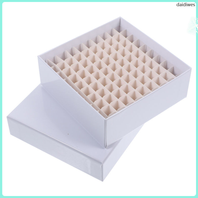 กล่องหลอด Cryo Microcentrifuge Holder Storage Rack Paper Laboratory dadiwes