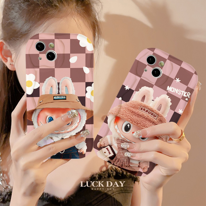Coolและน่ารัก LABUBUคนรักเคสโทรศัพท์สําหรับVIVO Y27 Y30 Y30i Y33S Y33T Y35 Y36 Y50 Y51S Y52 Y55 Y72 
