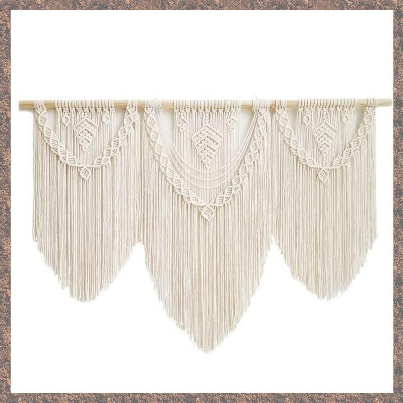 [CVOD] Macrame แขวนผนัง -Boho Tapestry Macrame Wall Decor Art- Chic Bohemian Handmade ทอ Tapestry ตกแต่ง