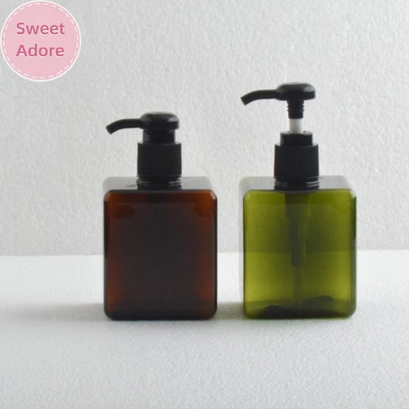 Sweetadore ขวดปั๊มพลาสติกเปล่าเครื่องจ่าย 250 มล. ขวดแชมพูเหลวรีฟิล TH