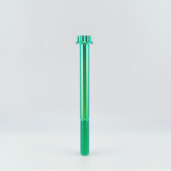 TC4/GR5 M10X100 110 120 130 เกลียวพิทช์ 1.5P หัวหน้าแปลนโลหะผสมไทเทเนียม Bolts หัวหน้าแปลน M10 สกรู - รูปที่ 6