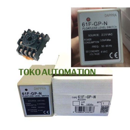 Lc88 61F-GP-N 61F-GP N 220VAC สวิตช์ระดับลอยพร้อมซ็อกเก็ต PH09