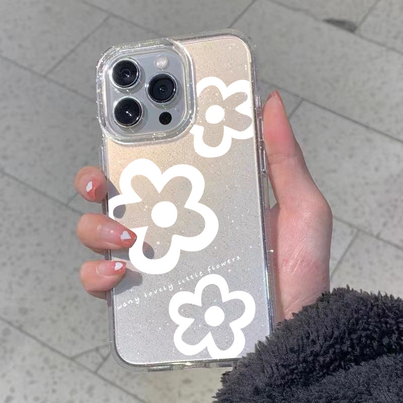 สีใสกากเพชร สำหรับรุ่นไอโฟนi 7plus 8plus x xr xs 11 11 pro max 12 12promax 13 13 pro 14 15 Pro max3 