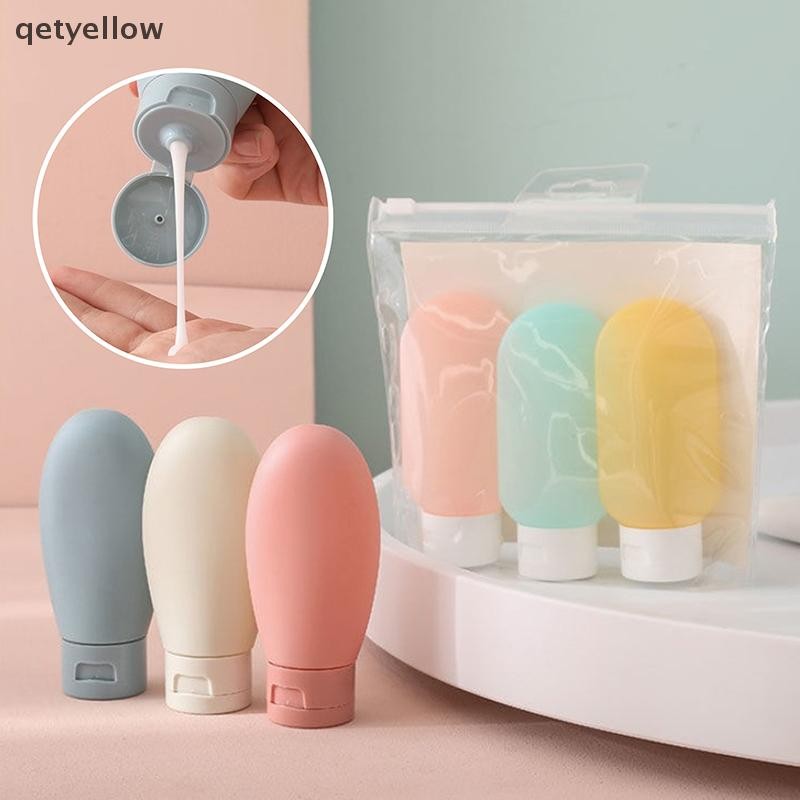 Qetyellow ขวดรีฟิลแบบพกพา Essence แชมพูเจลอาบน้ําขวด Travel Kit บรรจุ TH