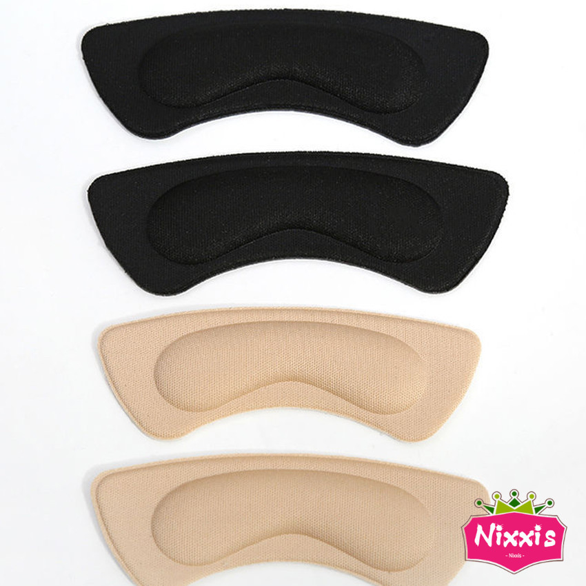 NIS แผ่นกันกัด  แผ่นกันรองเท้ากัด เนื้อนิ่ม ช่วยแก้รองเท้าหลวม 1 แพค ต่อ คู่  Sponge heel pad