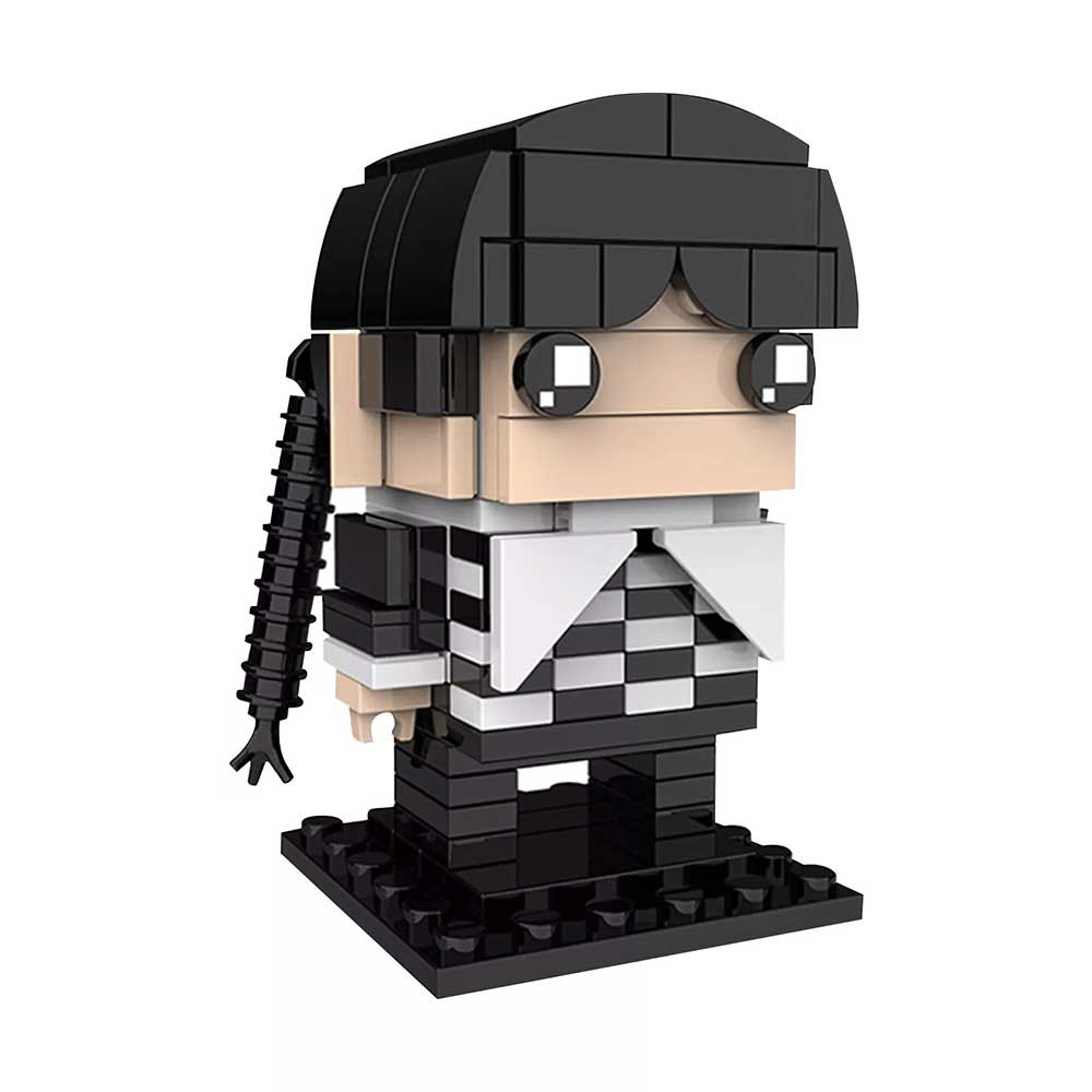 Wednesday Addams Building Blocks Set Action Figure Creative Building Blocks Toy