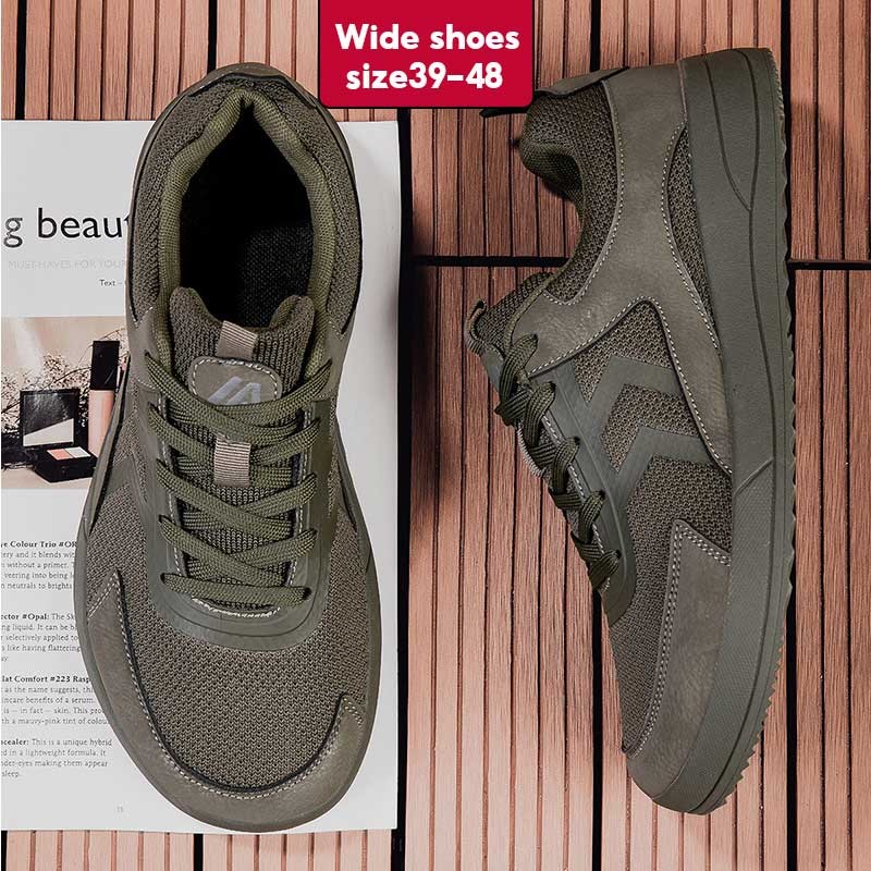 Size39-48 Men Wide shoes plus size Sneaker Wider barefeet shoes Men 46/47/48