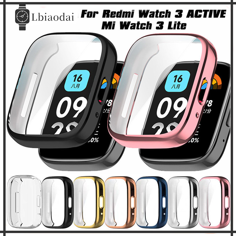 TPU กรณี Redmi Watch 3 ACTIVE / Mi Watch 3 Lite ฟิล์มป้องกันหน้าจอกันชนหุ้มด้วยฟิล์ม Xiaomi Redmi Watch 3 Active