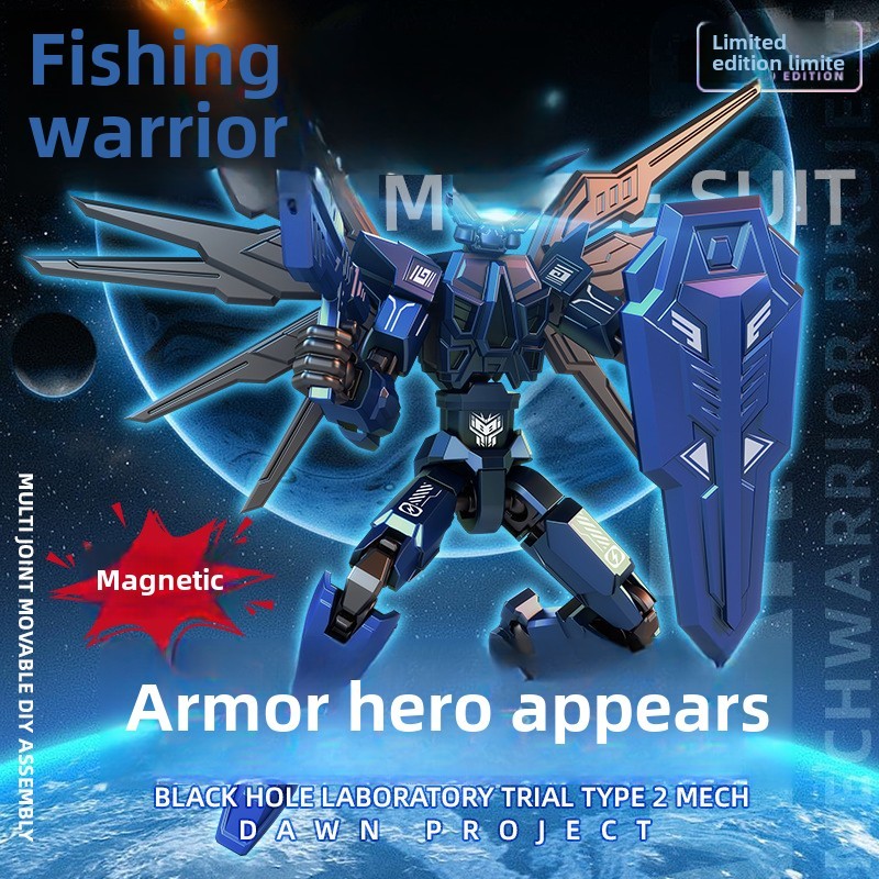 หุ่นยนต์ 13 Action Figure 3D การพิมพ์ Robo Warriors VS Dummy 13 Lucky 13 Assembly Model Action Figur