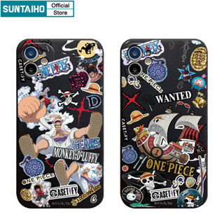 Suntaiho เคสไอโฟน ตลกที่ไม่ซ้ํากันปลอก One Piece รูปแบบเคสโท…