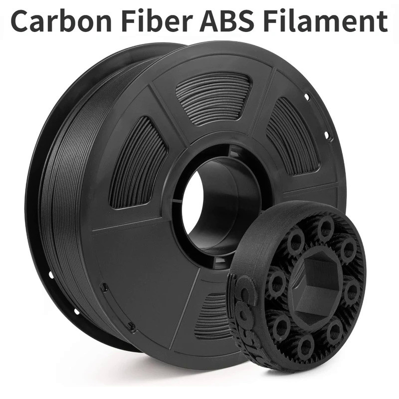 ABS Carbon Fiber Filament 1.75mm, High-Strength, Heat-Resistant&Lightweight ABS-CF 3D Printer Filame