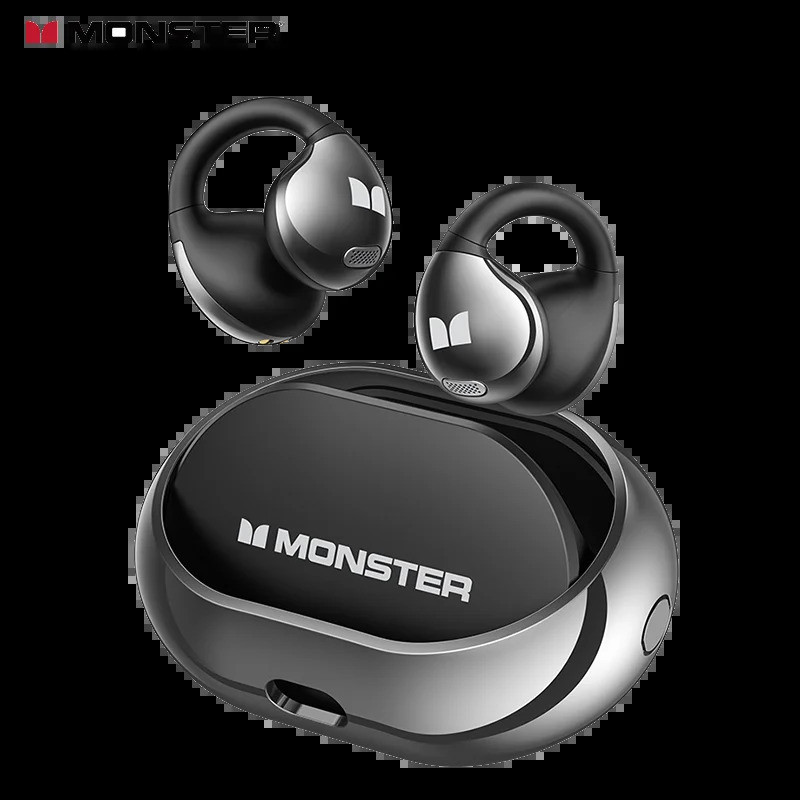 Monster AC600 หูฟังไร้สายสเตอริโอ HD โทรเปิดหูฟังบลูทูธพร้อมไมโครโฟนคลิปหูกันน้ํา