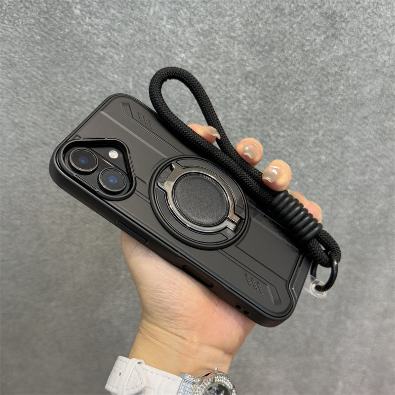 เคสสำหรับ Samsung S25 Ultra S24 S23 Ultra Plus S22 Ultra S24 S23 FE A55 A35 เคสกันกระแทก ขาตั้งแม่เหล็กหมุนได้ สายคล้อง แข็ง ชาร์จไร้สาย ฝาหลัง