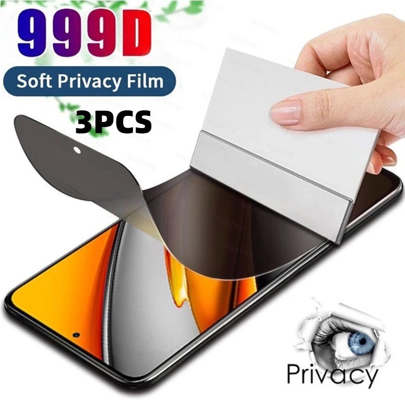 3pcs Anti Spy HD Hydrogel ฟิล์มสําหรับ OnePlus 13R 13 12R 12 11R 11 10T 10R 10 9RT 9R 9 8T 8 7T 7 6T