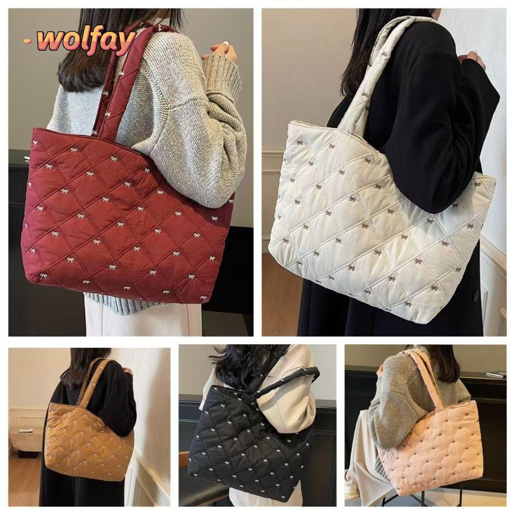 Wolfay กระเป๋าถือ,ผ้าใบขนาดใหญ่ความจุกระเป๋า,แฟชั่นผีเสื้อเย็บปักถักร้อย Messenger กระเป๋าสะพายสําหรับการเดินทางทํางาน Beach Gym Store