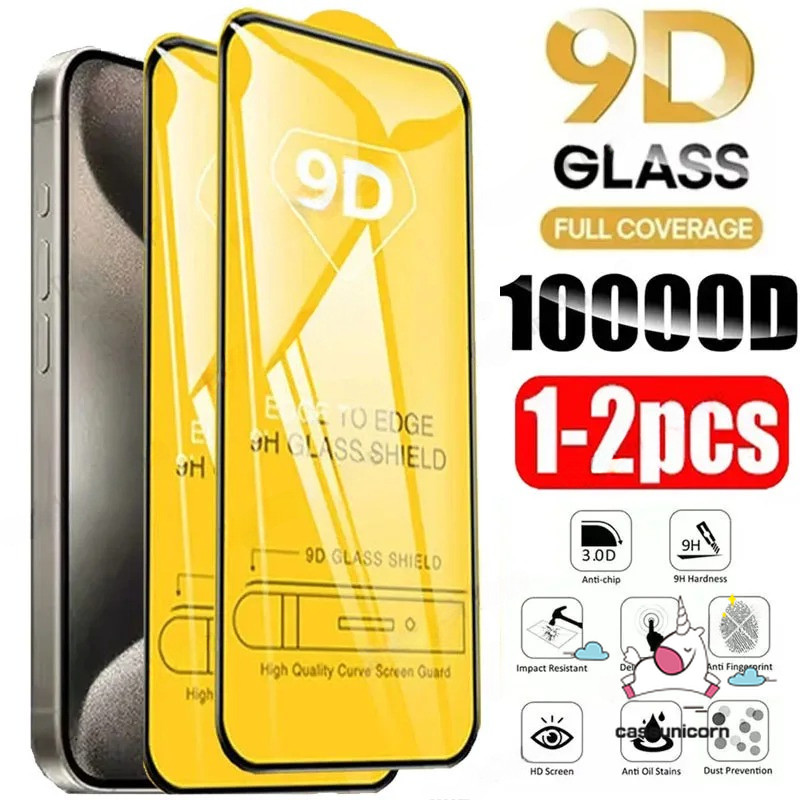 สําหรับ Infinix Smart 9 10 8 5 6 7 POP 10 Hot 60 Pro 40i 30i 50 10 11 60i 50i 30 40 Tecno Spark GO 1 1s 2025 30 40 10 20 10C หมายเหตุ 30 12 หรูหรา 1-2PCS กระจกนิรภัยกันรอยหน้าจอ 9D
