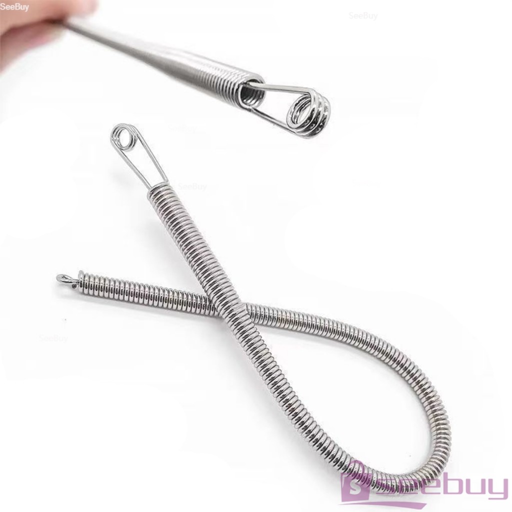 SUY สปริงเข็มร้อยยางยืด เข็มร้อย  คลิปตะขอกลึงเชือก ดึงยางขอบกางเกง Rope Threading Tool - รูปที่ 3