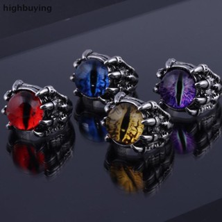 [ซื้อสูง] Retro Gothic สีแหวนผู้ชาย Domineering Dragon Claw …