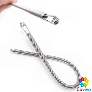 Covivo สปริงเข็มร้อยยางยืด เข็มร้อย คลิปตะขอกลึงเชือก ดึงยางขอบกางเกง Rope Threading Tool
