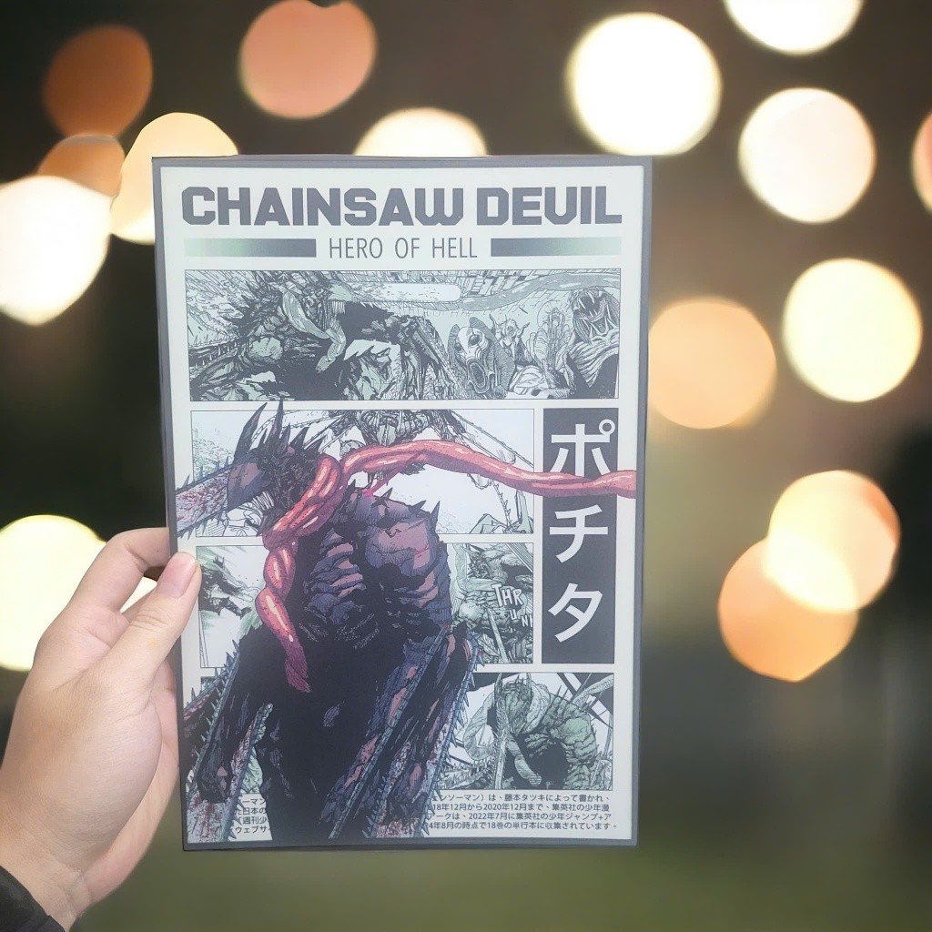 ️ Anime Chainsaw man | โปสเตอร์ Chainsaw Man Genji - รูปลอกติดผนังภาพวาด - ภาพติดผนัง