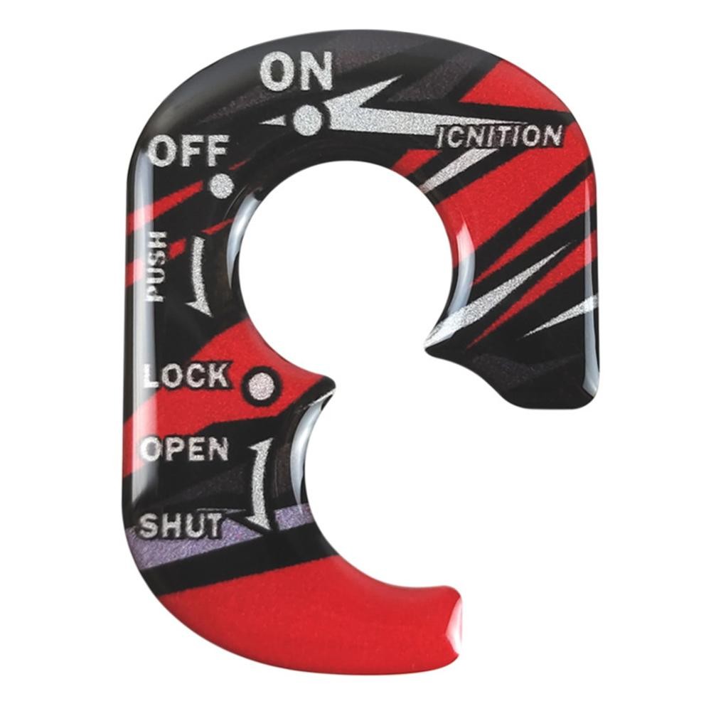 รถจักรยานยนต์ 3D PVC สวิทช์จุดระเบิด Key ล็อคอุปกรณ์เสริมสําหรับ Honda Jiayu News Shark Tapa NX125 R