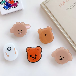 ที่วางโทรศัพท์มือถือแบบใสกาวอะคริลิค น่ารัก ที่วางโทรศัพท์มือถือรูปสัตว์ ที่วางดอกไม้ ที่วางเดสก์ท็อป INS ที่สวยงาม