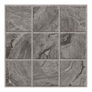 BOONPLUS กระเบื้อง PACO BLOCK DARK GREY (MATTE) 40X40 CM