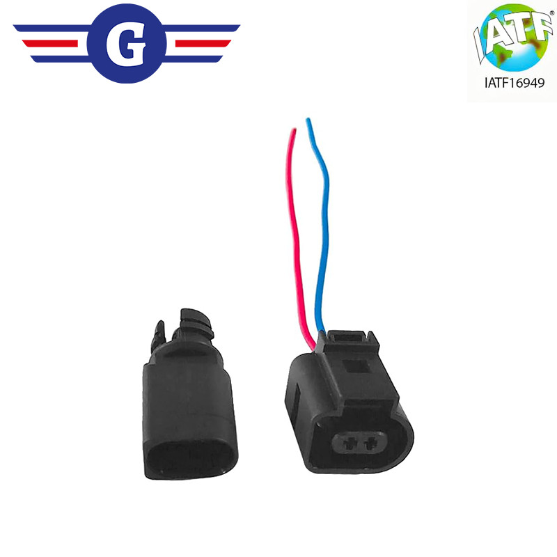 เซ็นเซอร์อุณหภูมิอากาศภายนอกใหม่พร้อมปลั๊ก Pigtail สําหรับ VW Passat Audi USA