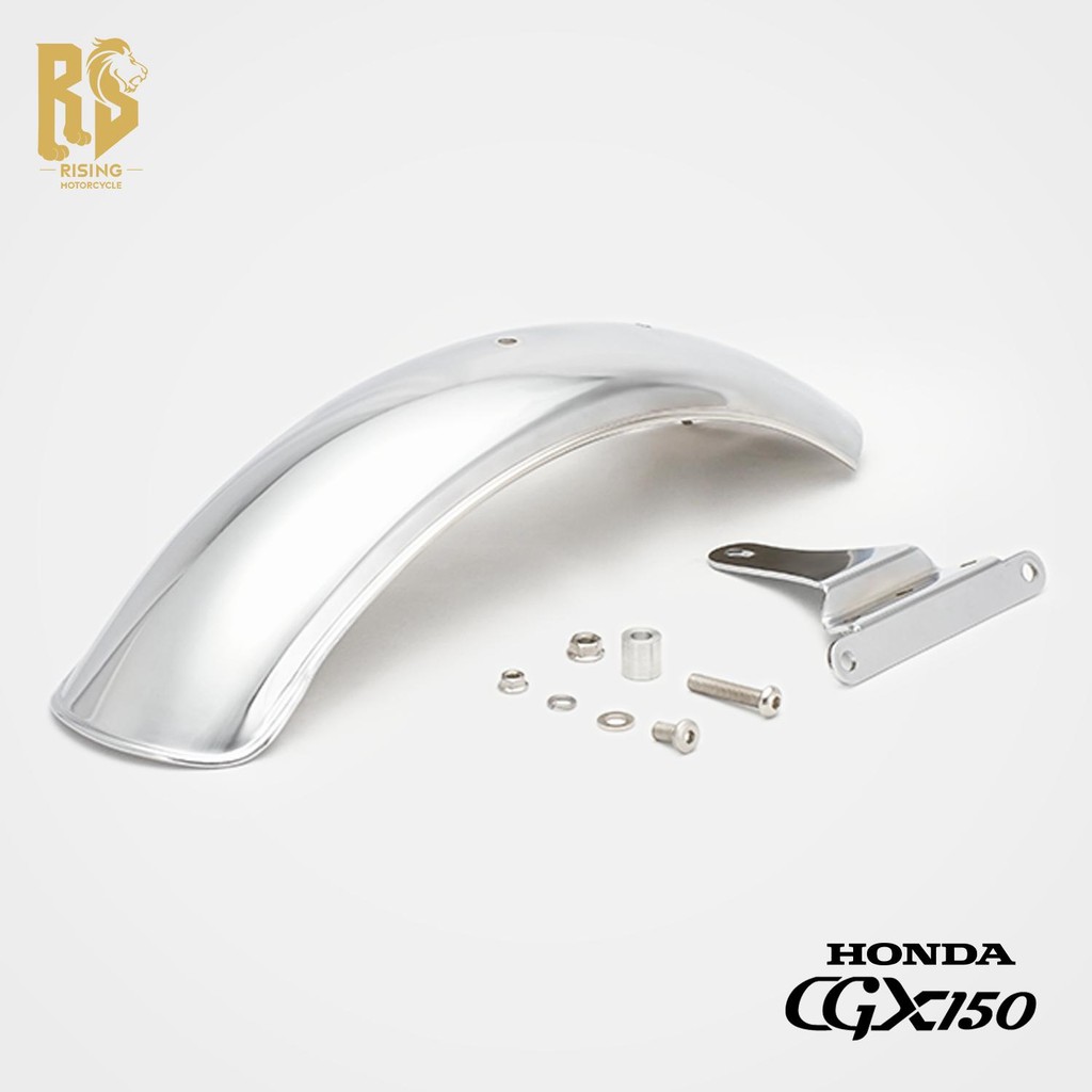 RS Original Honda CGX150 ดัดแปลง Retro Electroplating High Mudguard กระเบื้องโคลนสูง Off-Road ปีนเขา