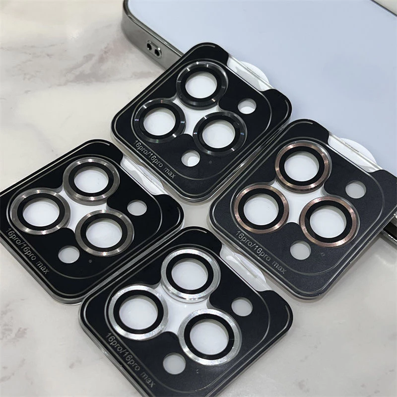 ส่งจากไทย ฟิล์มกล้อง แหวนเลนส์อัลลอยด์ เลนกล้อง เลนส์กล้อง สำหรับ ไอโฟน For iphone 17 16 15 11 12 13 14 Pro Max 14 Plus thumbnail 6