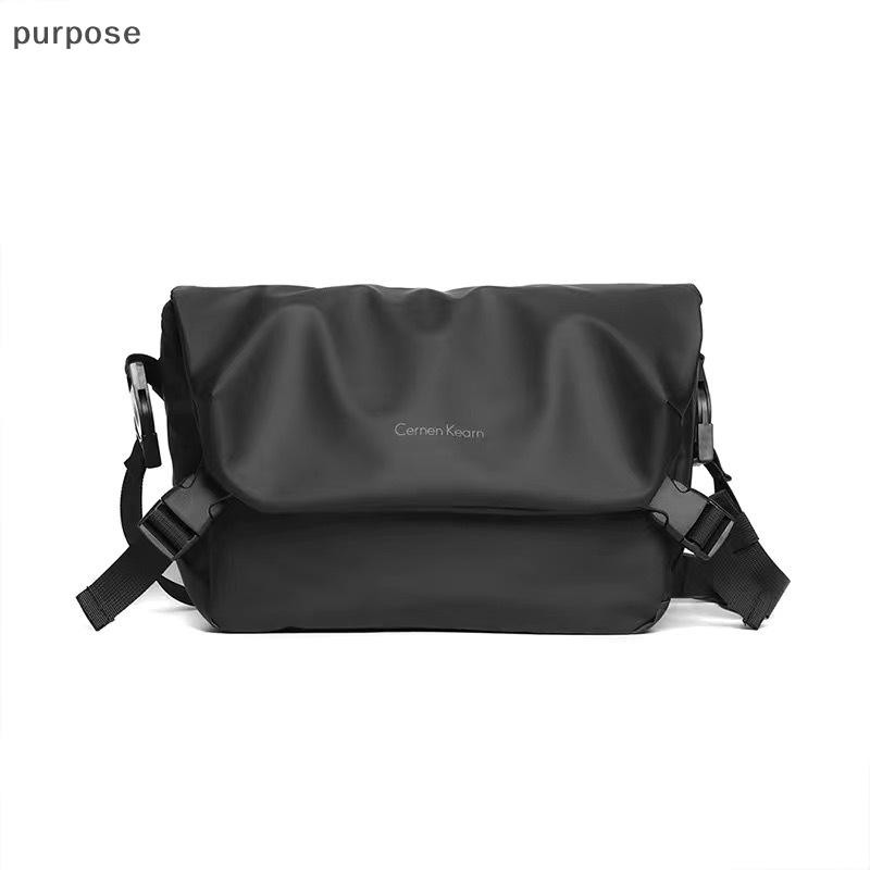 [วัตถุประสงค์] Unisex Casual Sling Bag Messenger Bag Large Capacity Man Crossbody Bag Shoulder Bag Chest Bag [คลังสินค้าพร้อม]