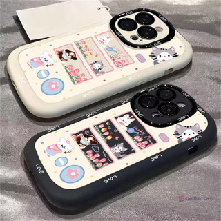 เคสไอโฟน การ์ตูนลูกแมวน่ารัก สำหรับ IPhone 11 15 16 13 12 14 Pro Max XR X XS 8 15 Plus เคส IPhone เคสไอโฟน 13 11 16 15