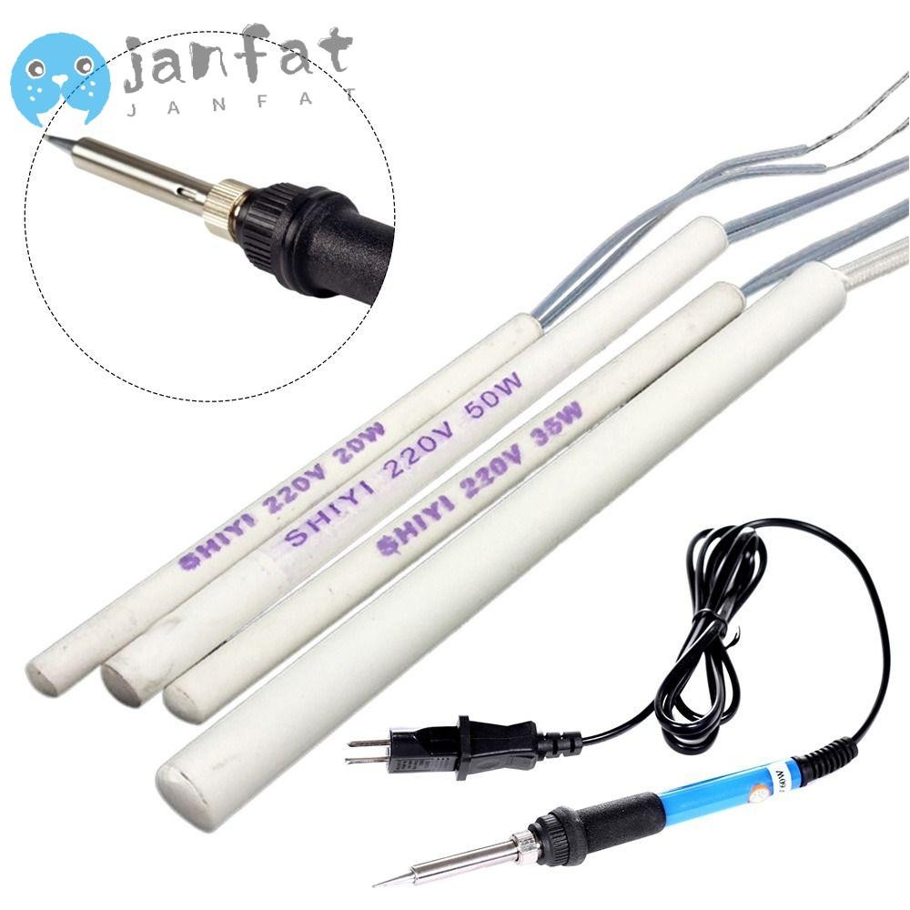 JANFAT หัวแร้งเครื่องทําความร้อน 20W/35W/50W/75W เซรามิคลวด 908 908S Solder