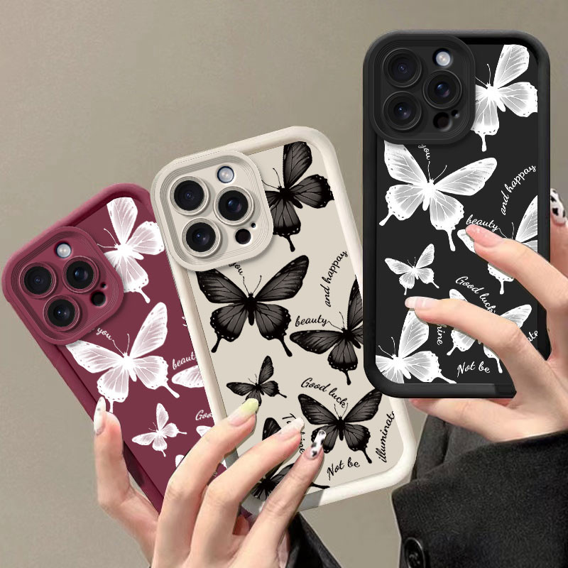 สําหรับRealmeหมายเหตุ60 60X 50 V60S V50 V50SสําหรับRealme GT Neo 6 SE 6T Neo6 ป้องกันกันกระแทกผีเสื้