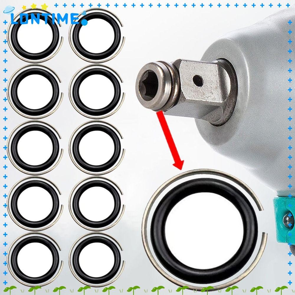 LONTIME 1/2 "O-Ring คลิป, ไดรฟ์ยึดยึดแหวน, ทนทาน Anti Detachment Snap แหวนประแจผลกระทบอุปกรณ์เสริม