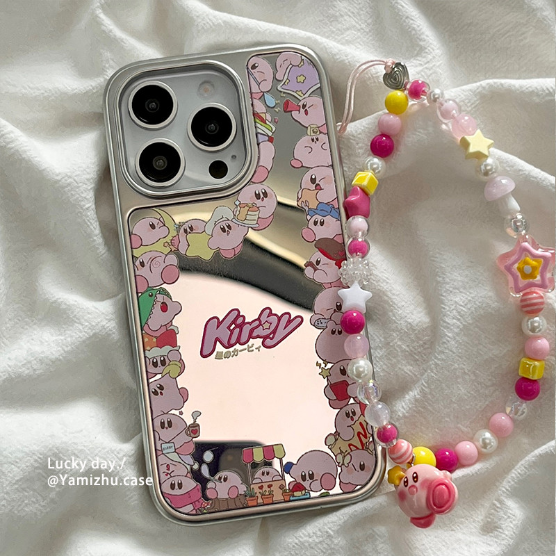 Huiwanju เคสโทรศัพท์มือถือผู้หญิง แบบกระจก ลายการ์ตูนลูกสุนัขน่ารัก ประดับเพชร สําหรับ Iphone 14ip13 12promax 11